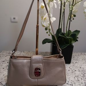 The Sak Metallic Gold Leather Y2K Hand | Shoulder Bag